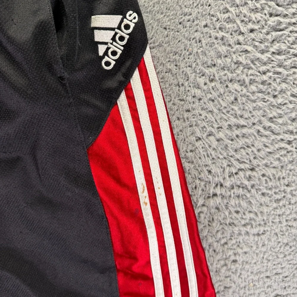Vintage Adidas Shorts Mens L Black Polyester Athletic Gym Activewear Performance